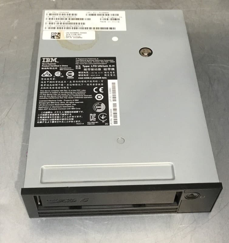 0vd8mg Dell LTO5 HH V2 Tape Drive + SAS Controller KC30D / 12X4242 IBM 39U3434