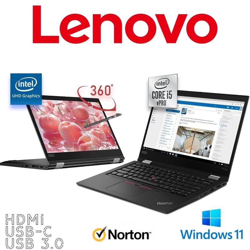 Lenovo Laptop ThinkPad X13 Gen 1 Core i5-10310U 8GB Ram 256GB Windows 11 Pro PEN