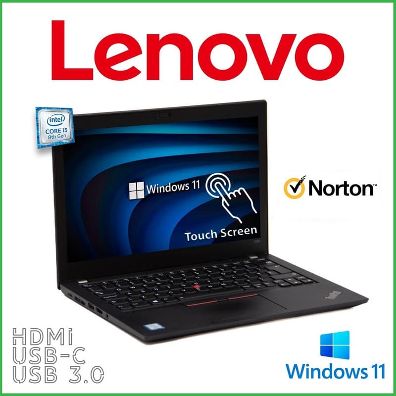 FAST LENOVO Touch Screen CORE i5 8th GEN LAPTOP 8GB RAM 256GB SSD WINDOWS 11 Pro