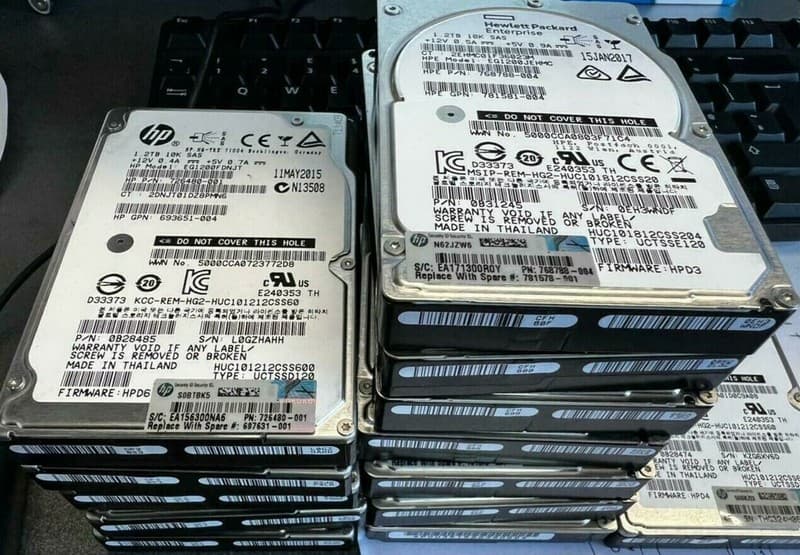 HP 1.2TB SAS 10K SFF 2.5-inch SC Enterprise HDD 697574-B21 697631-001 726480-001
