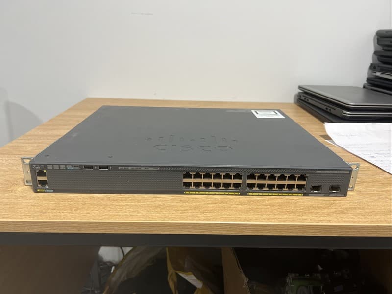 Cisco Catalyst WS-C2960X-24PD-L 24 Ports Managed Switch C2960X-24PD-L WITH STACK