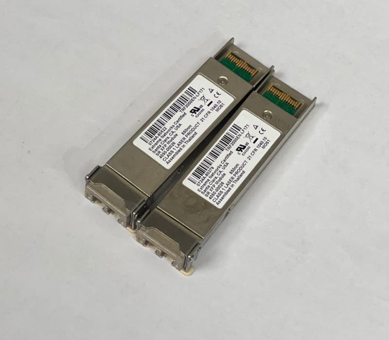 Joblot X 2 EXTREME NETWORKS SR XFP MODULE | 4050-00026 850nm XFP