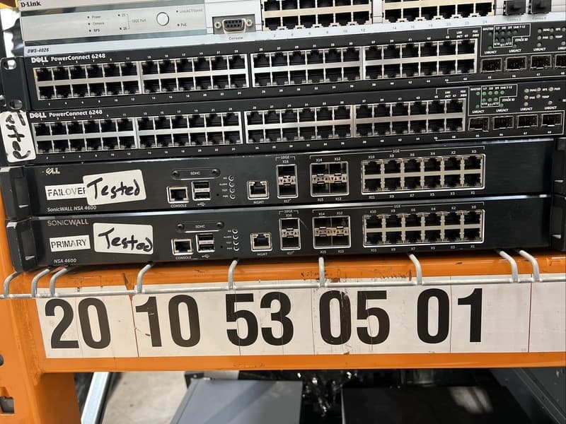 Dell Sonicwall NSA 4600 Network Security Appliance Fully Tested