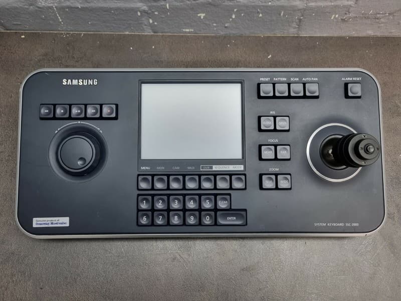 Samsung SSC-2000 Keyboard Touch Screen System For PTZ Cameras with PSU Working