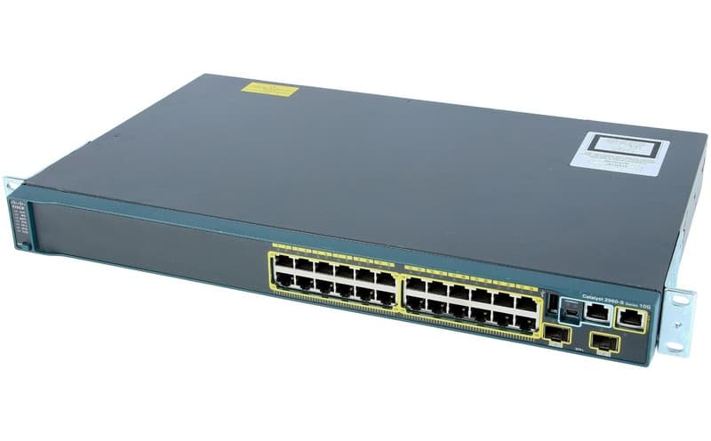 Cisco Catalyst WS-C2960S-24TD-L 24-Port Switch 2 X 10G Ports with 10G SFPs