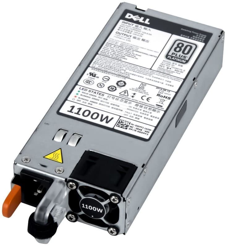 Joblot x 2 DELL E1100E-S0 80 Plus Platinum Switching Power Supply 1100W PSU