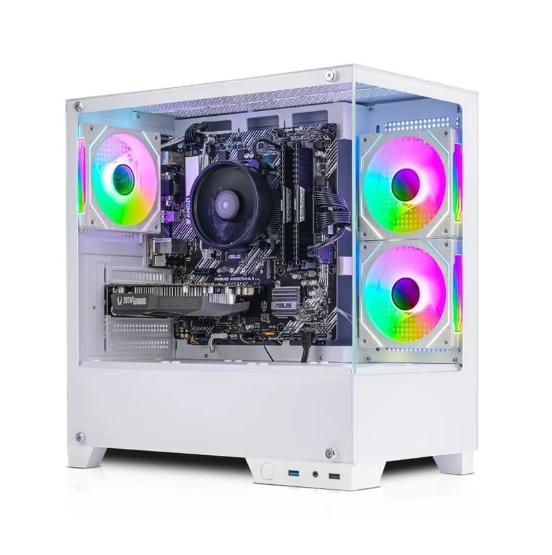 GAMING PC AMD Ryzen5 5500 1TB SSD 32GB RAM NVIDIA RTX 5060 Window 11 PRO