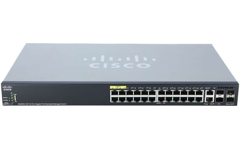 Cisco SG350X-24P 24 Port Managed Switch Stackable cisco