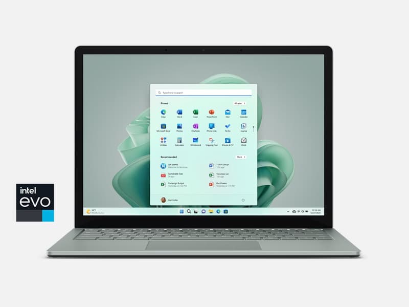 Microsoft Surface Laptop 5 Touch Screen Core i5 12thGen 8GB RAM 256GB RAM Silver