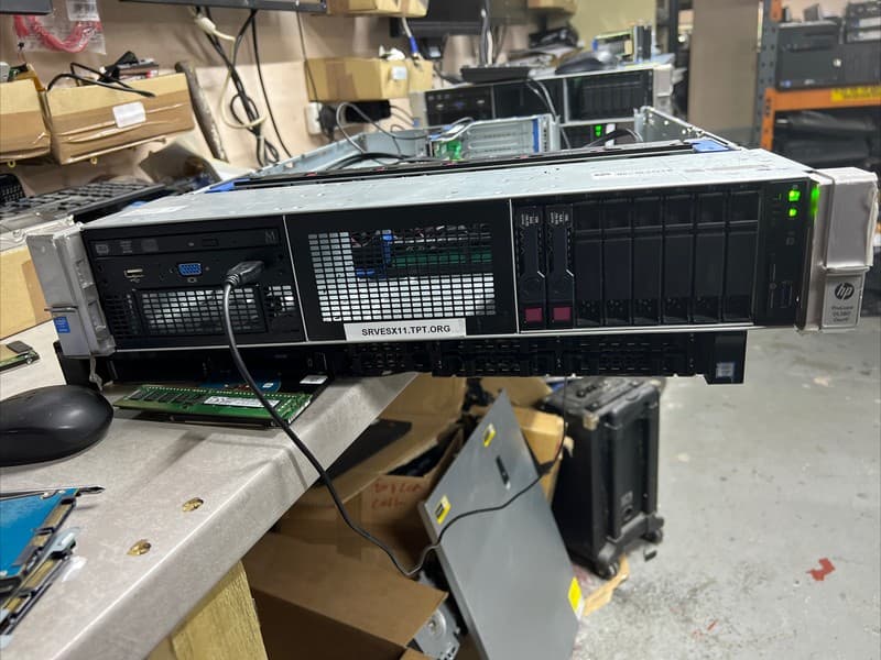 HP ProLiant DL380 G9 Gen9 2*2650v3 32GB ram rail kit 500w psu 752689-b21