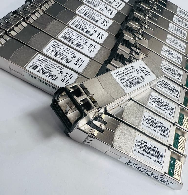 JOBLOT x 20 Cisco DS-SFP-FC4G-SW 4Gb 850nm 10-2195-01 4Gbps Transceiver