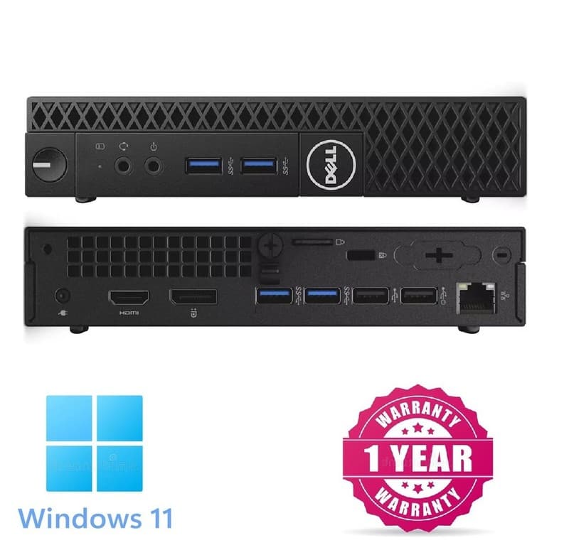 Windows 11 Pro - DELL -HP - CORE i7 2TB SSD 64GB RAM Mini Micro Tiny PC WIFI