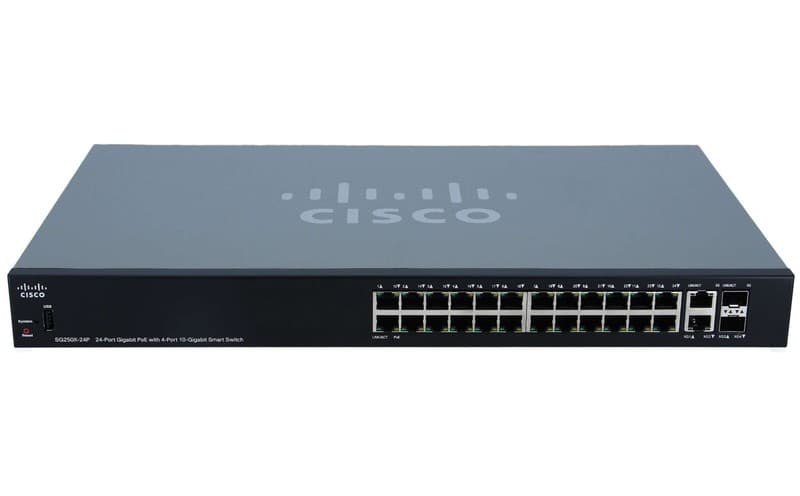 Cisco SG500X-24P-K9 24-Port Gigabit PoE Managed Ethernet Switch FREE POSTAGE