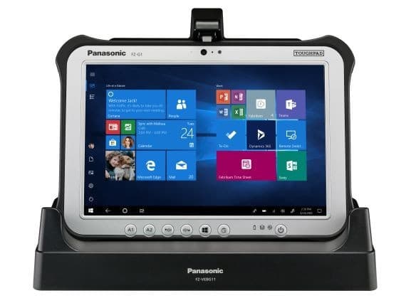 PANASONIC TOUGHPAD FZ-G1 Intel Core i5-4310U @2.00GHz 4GB RAM 128GB SSD Docking