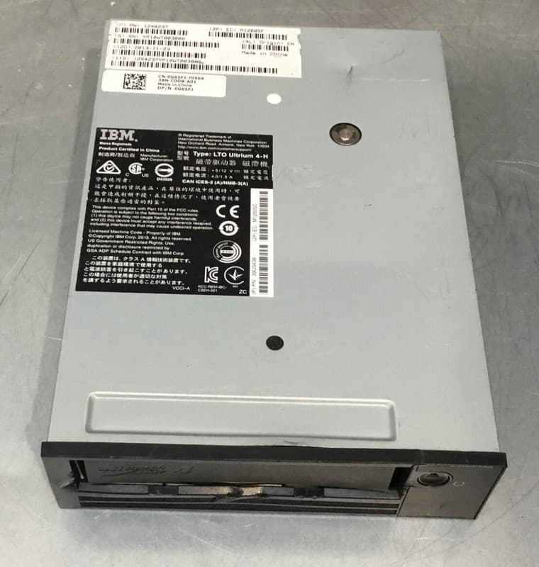 DELL 0G65FJ LTO-4 800/1600GB SAS ibm 12X4237