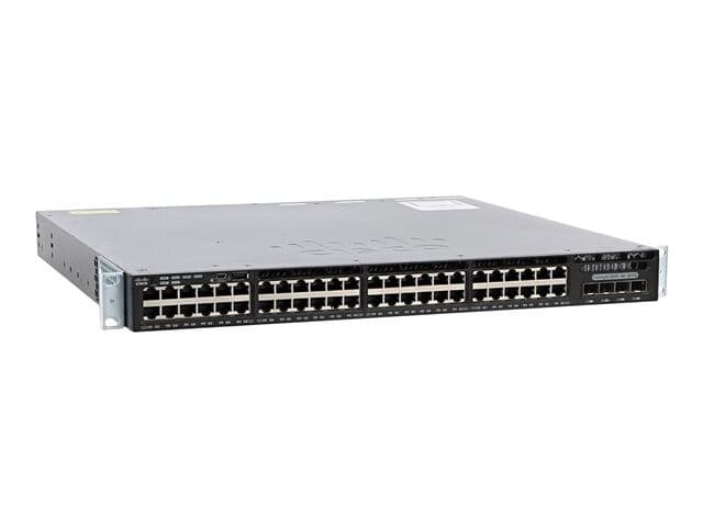 Cisco Catalyst WS-C3650-48TD-S V01 48x & 2x 10G Uplink ports | Black