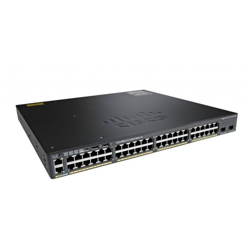 Cisco WS-C2960X 48xRJ-45 1G PoE+ Managed Switch 2960x + RACK