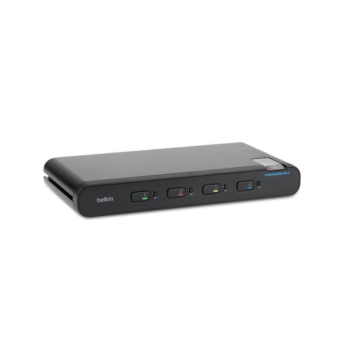 BELKIN F1DN104P-3 ADVANCED SECURE 4-Port Display Port KVM SWITCH with PSU