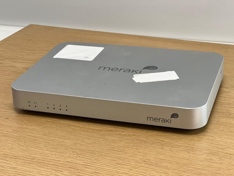 CISCO Meraki MX60 Router Cloud Managed Security Appliance with PSU | UNCLAIMED