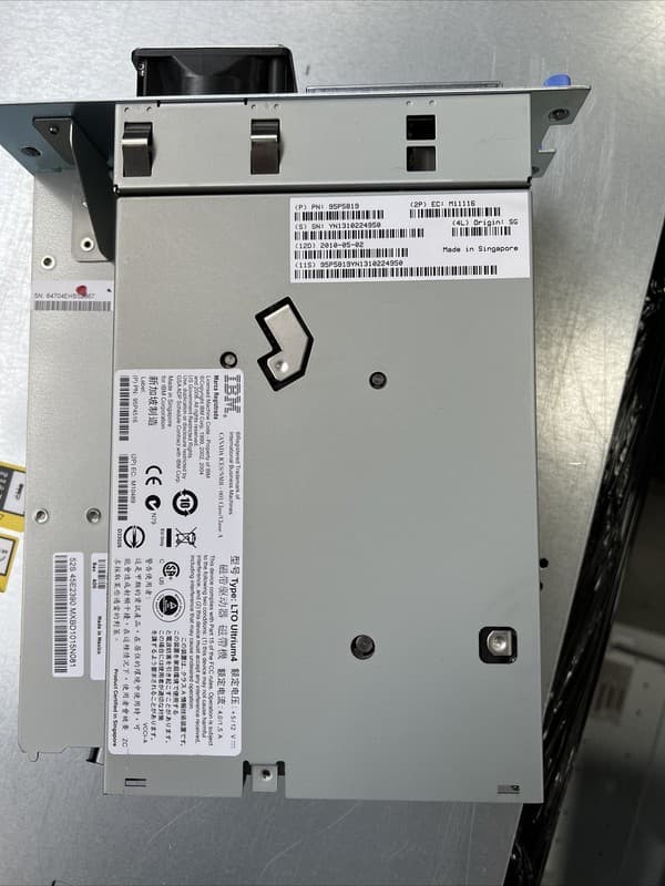 YND55 JM796 95P5819 Dell LTO4 SAS Drive For TL2000 / TL4000 Loader Fully Tested